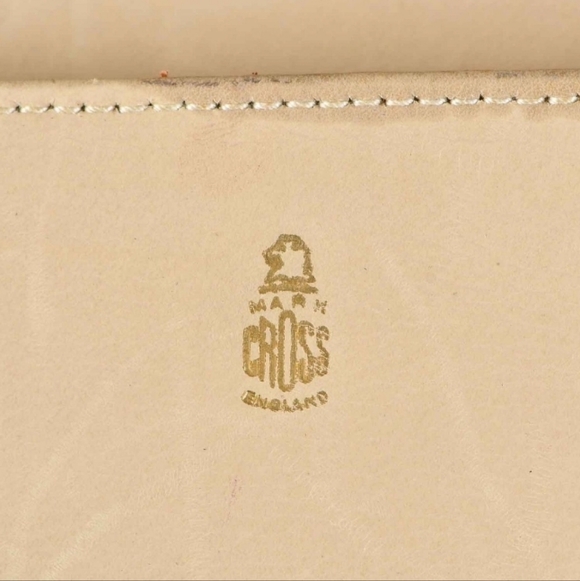 LUCILLE DE PARIS Genuine Crocodile Evening Bag Honey Color Mark Cross Era - Picture 9 of 11